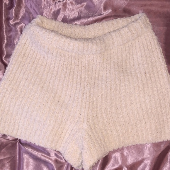 X REVOLVE ONE GREY DAY SHORTS IN IVORY - Picture 3 of 3